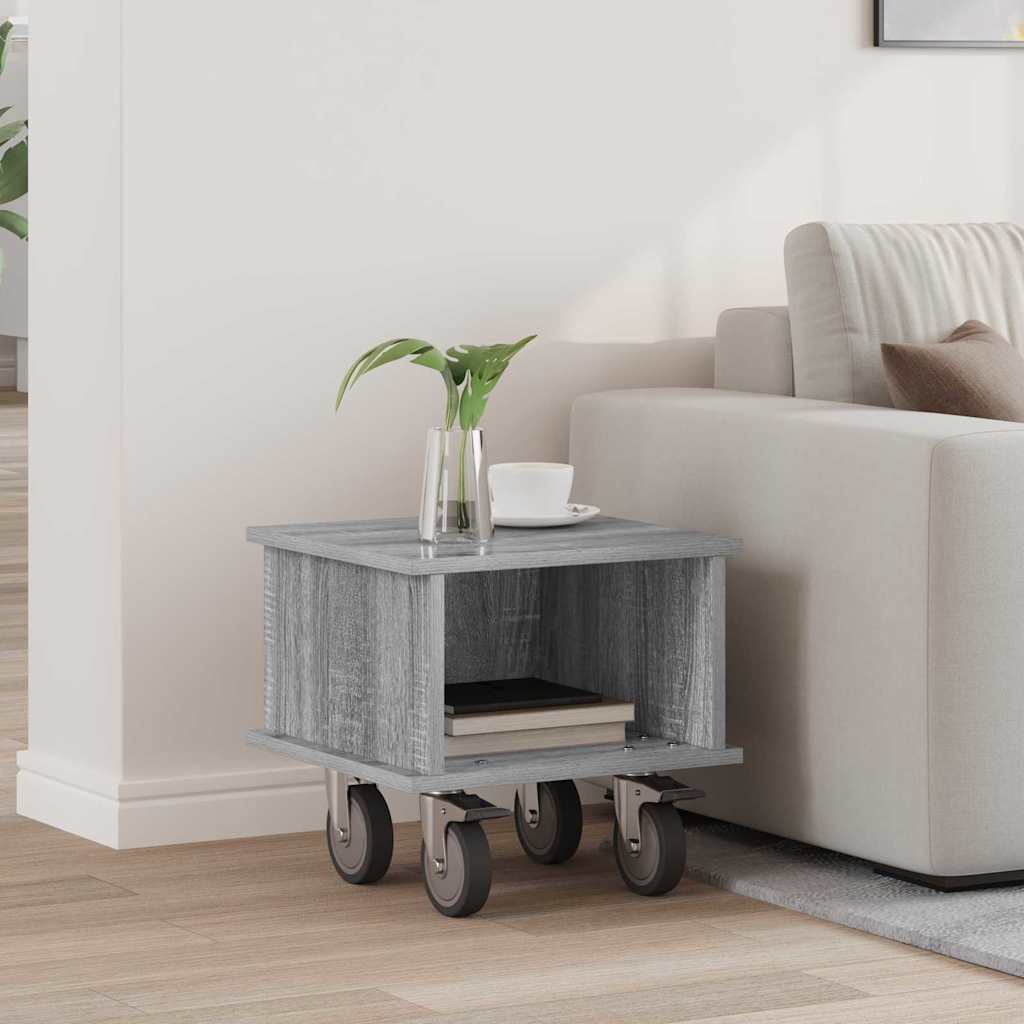 TV stalak Siva Sonoma 37 x 35 x 35 cm Konstruirano drvo