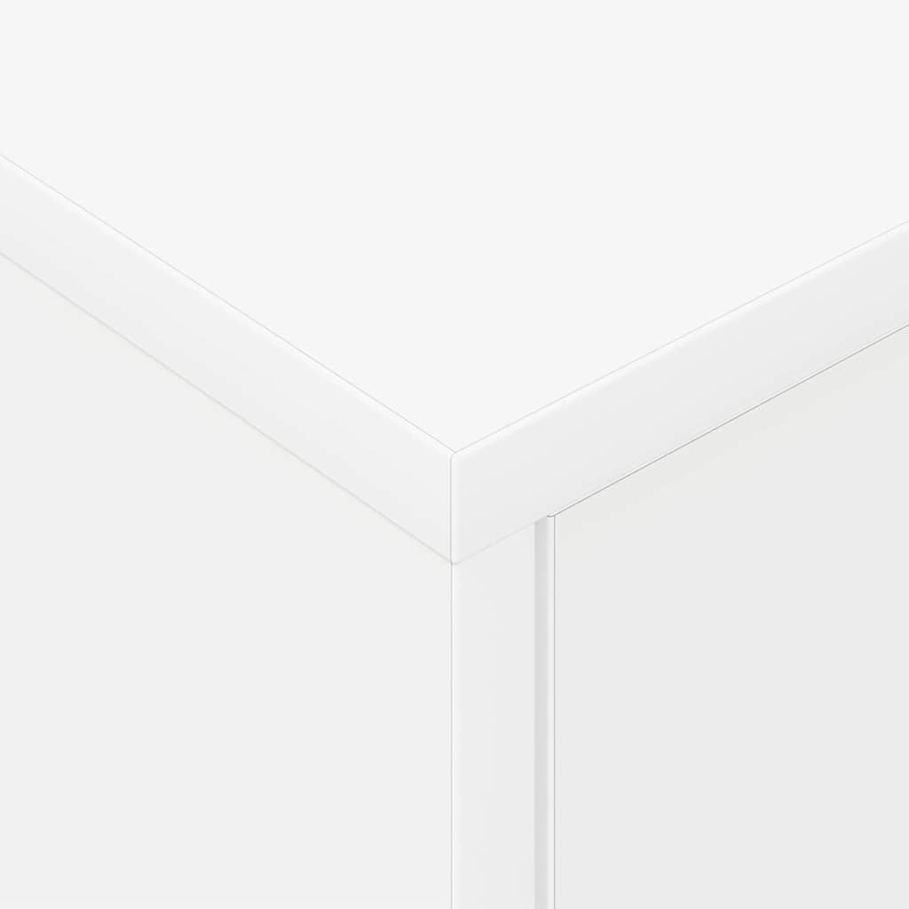 Noćni ormarić 2 pcs Bijelo 40,5 x 40 x 48 cm Konstruirano drvo