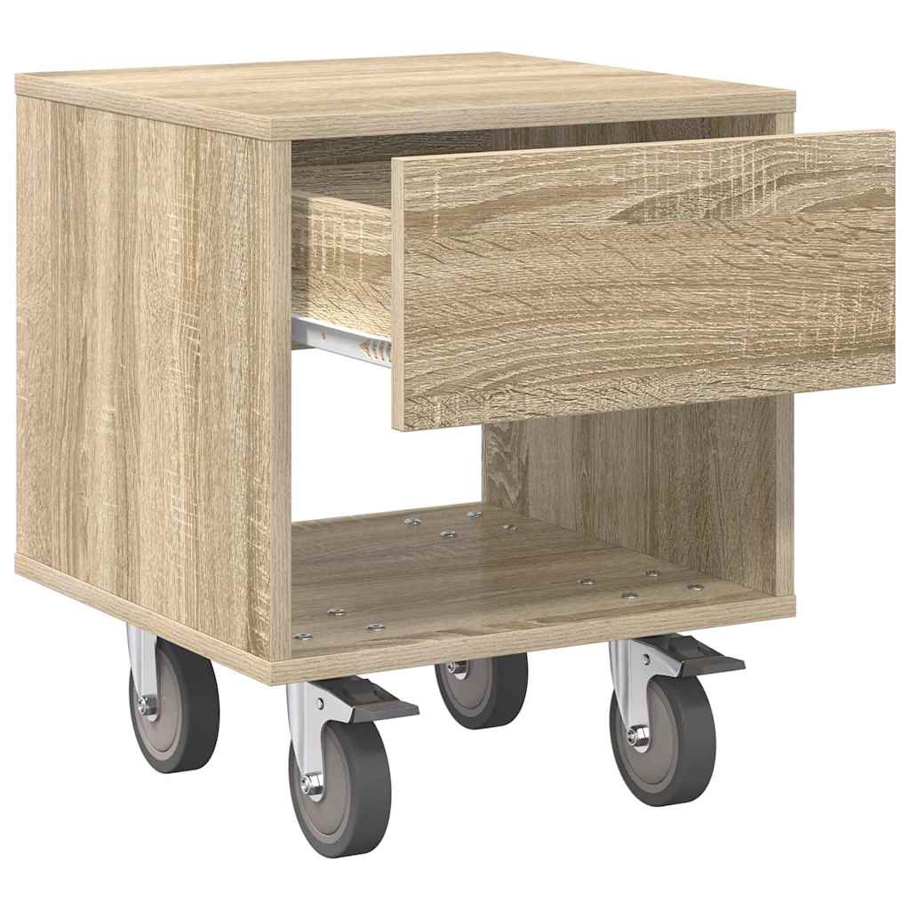 Noćni ormarić 2 pcs Sonoma hrast 40,5 x 40 x 48 cm