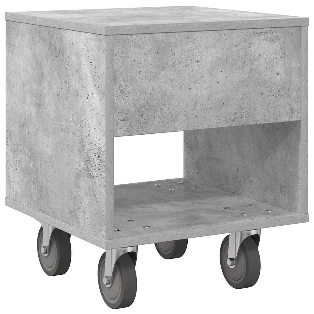 Noćni ormarić 2 pcs Betonski sivi 40,5 x 40 x 48 cm