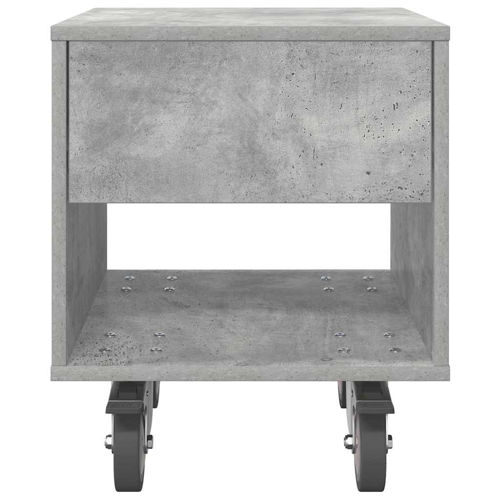 Noćni ormarić 2 pcs Betonski sivi 40,5 x 40 x 48 cm