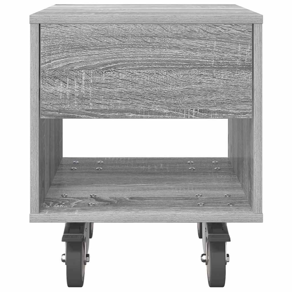 Noćni ormarić 2 pcs Siva Sonoma 40,5 x 40 x 48 cm