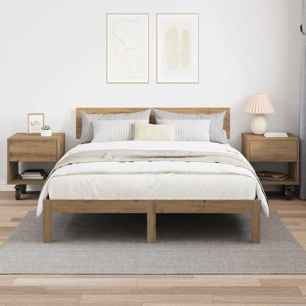 Noćni ormarić 2 pcs Umjetnički hrast 40,5 x 40 x 48 cm