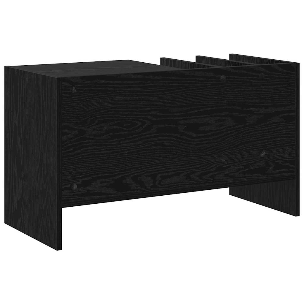 Ormar za ploče Crni hrast 78.5 x 35 x 45 cm Konstruirano drvo