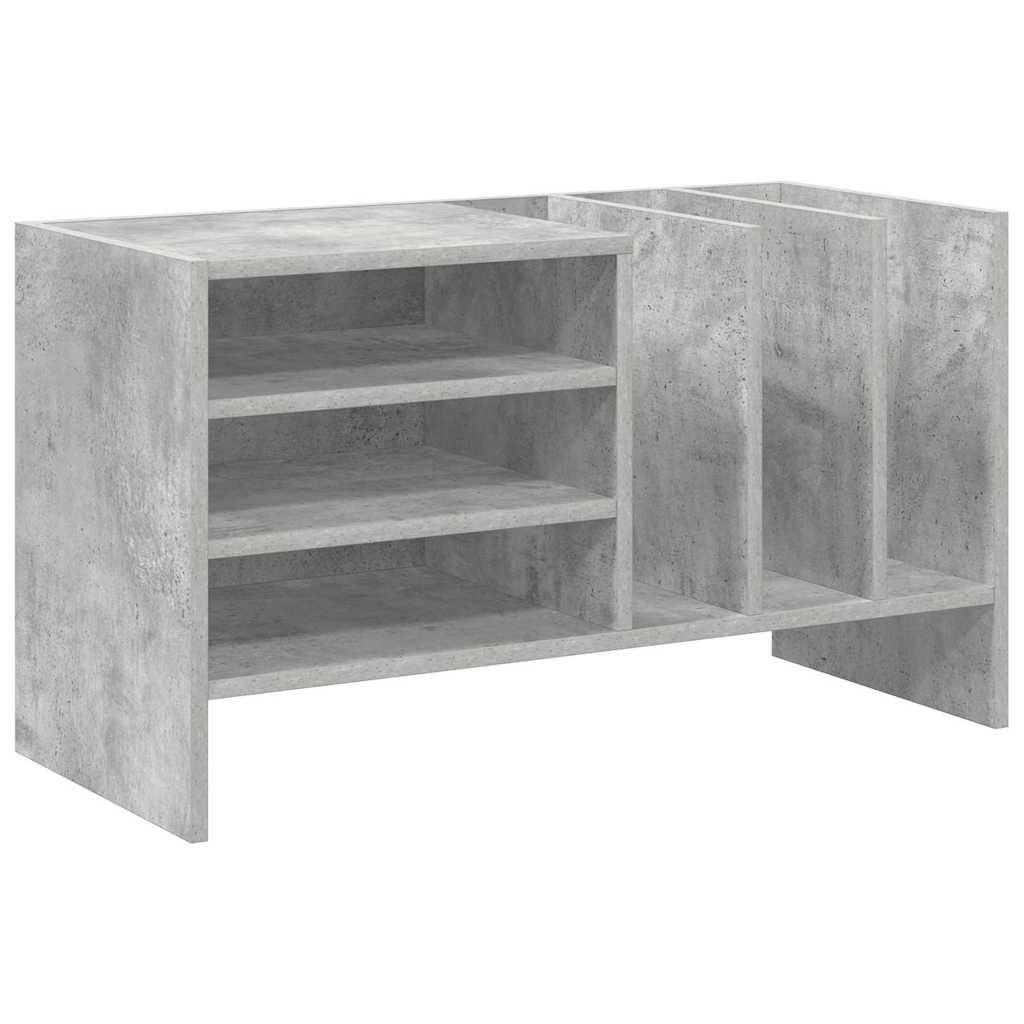 Ormar za ploče s policom Betonski sivi 78.5 x 35 x 45 cm