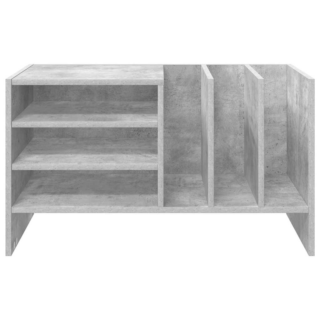 Ormar za ploče s policom Betonski sivi 78.5 x 35 x 45 cm