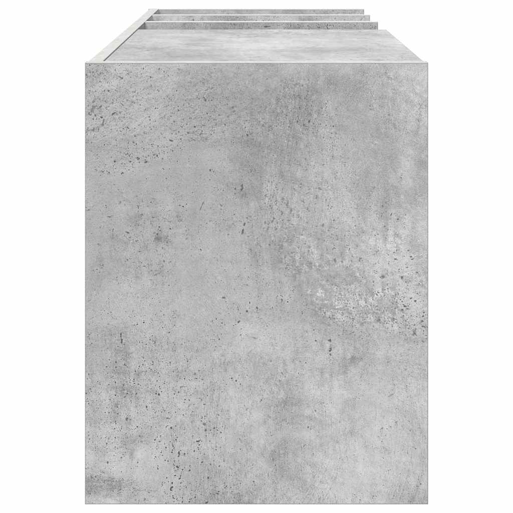 Ormar za ploče s policom Betonski sivi 78.5 x 35 x 45 cm