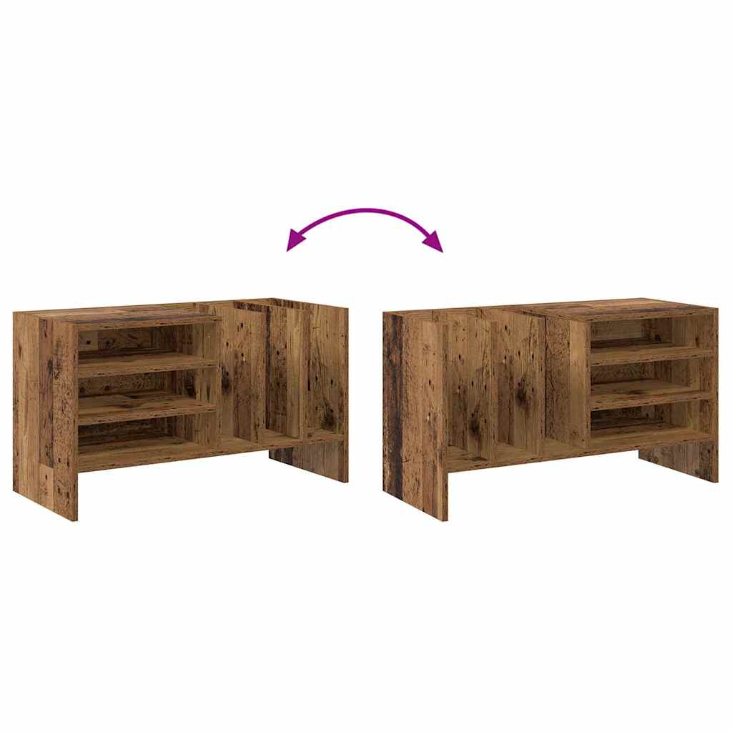 Ormar za ploče Staro drvo 78.5 x 35 x 45 cm Konstruirano drvo