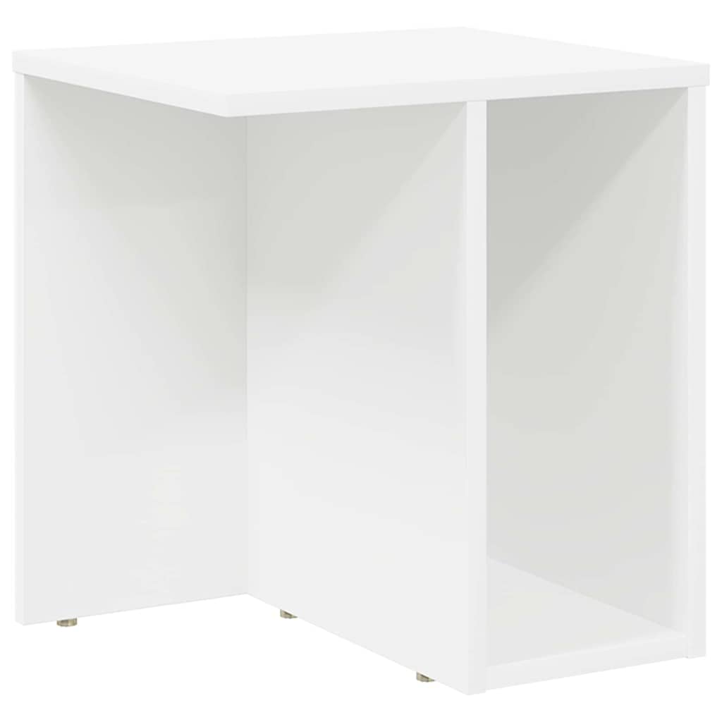 Konačna Stolić 2 pcs Bijelo 37 x 32 x 40 cm Konstruirano drvo