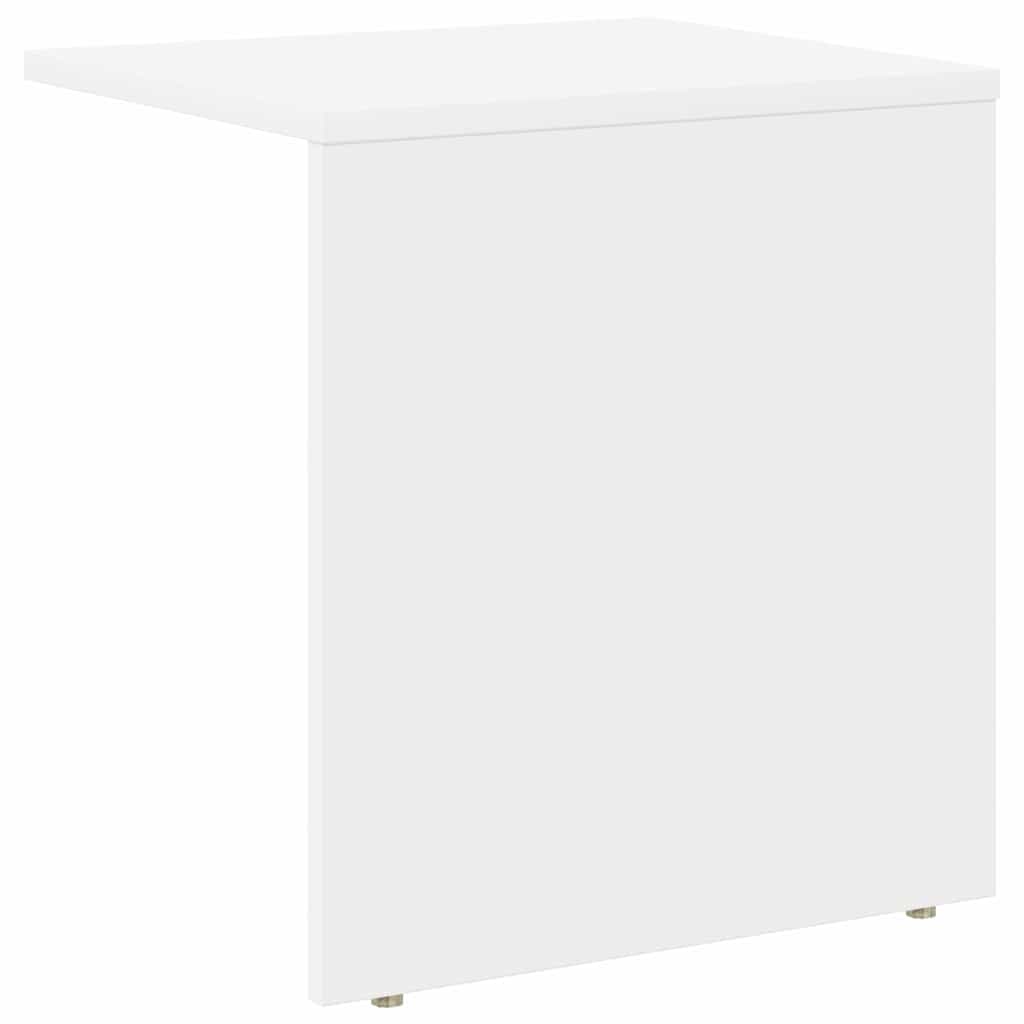 Konačna Stolić 2 pcs Bijelo 37 x 32 x 40 cm Konstruirano drvo