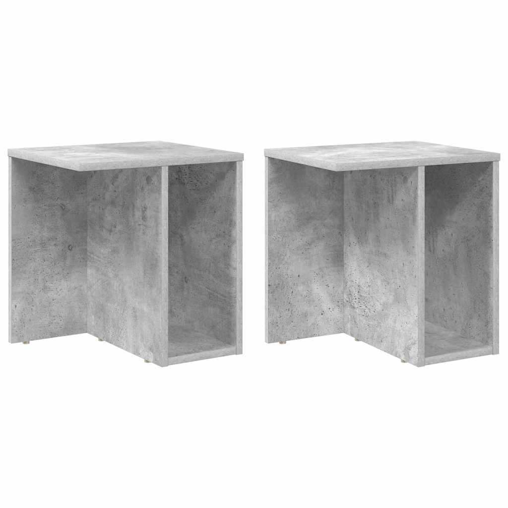 Konačna Stolić 2 pcs Betonski sivi 37 x 32 x 40 cm