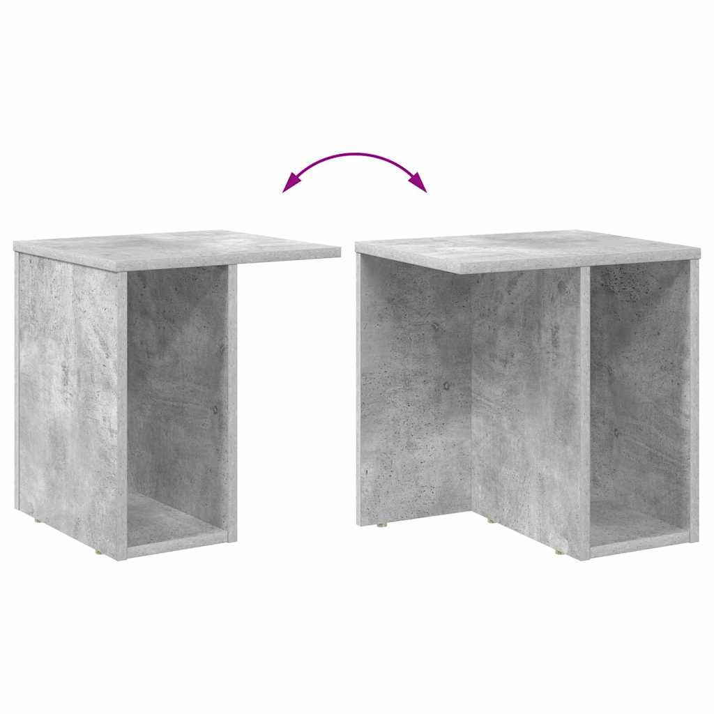 Konačna Stolić 2 pcs Betonski sivi 37 x 32 x 40 cm