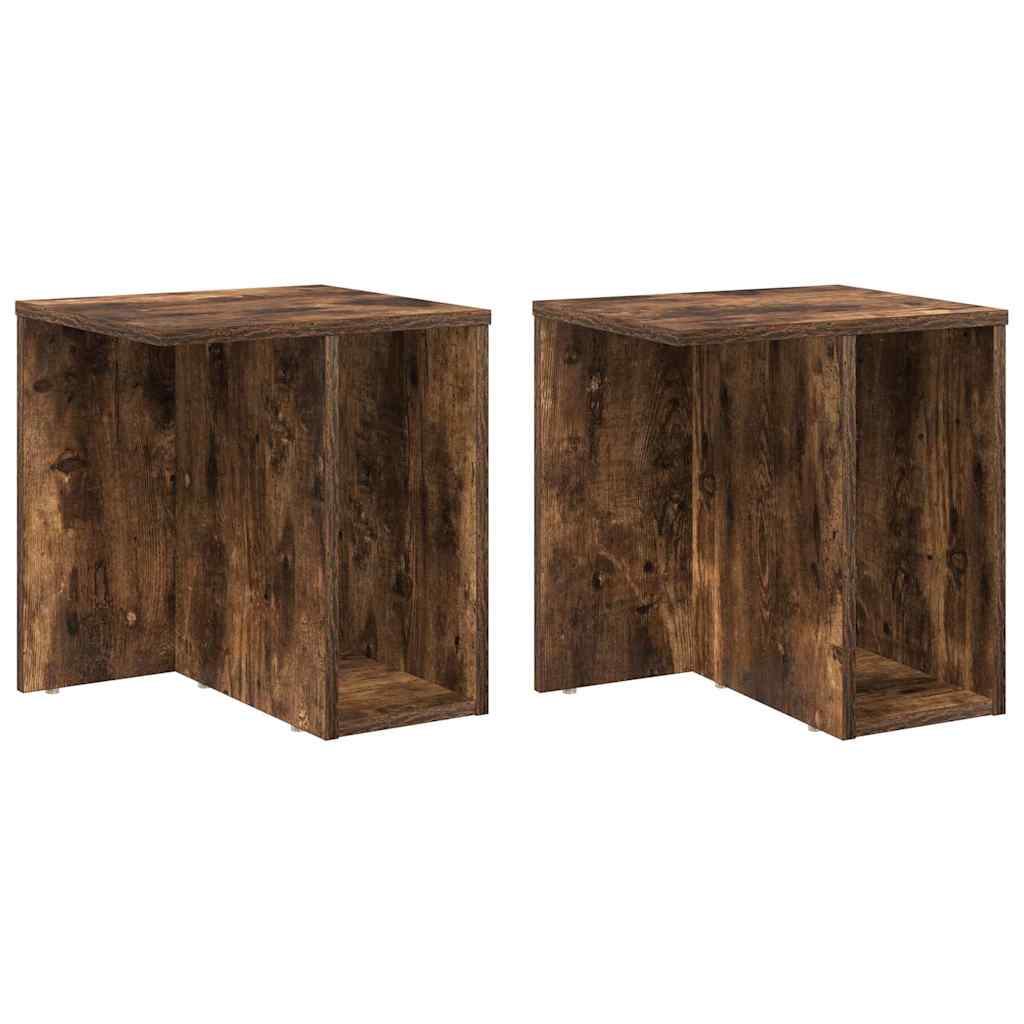 Konačna Stolić 2 pcs Dimljeni hrast 37 x 32 x 40 cm
