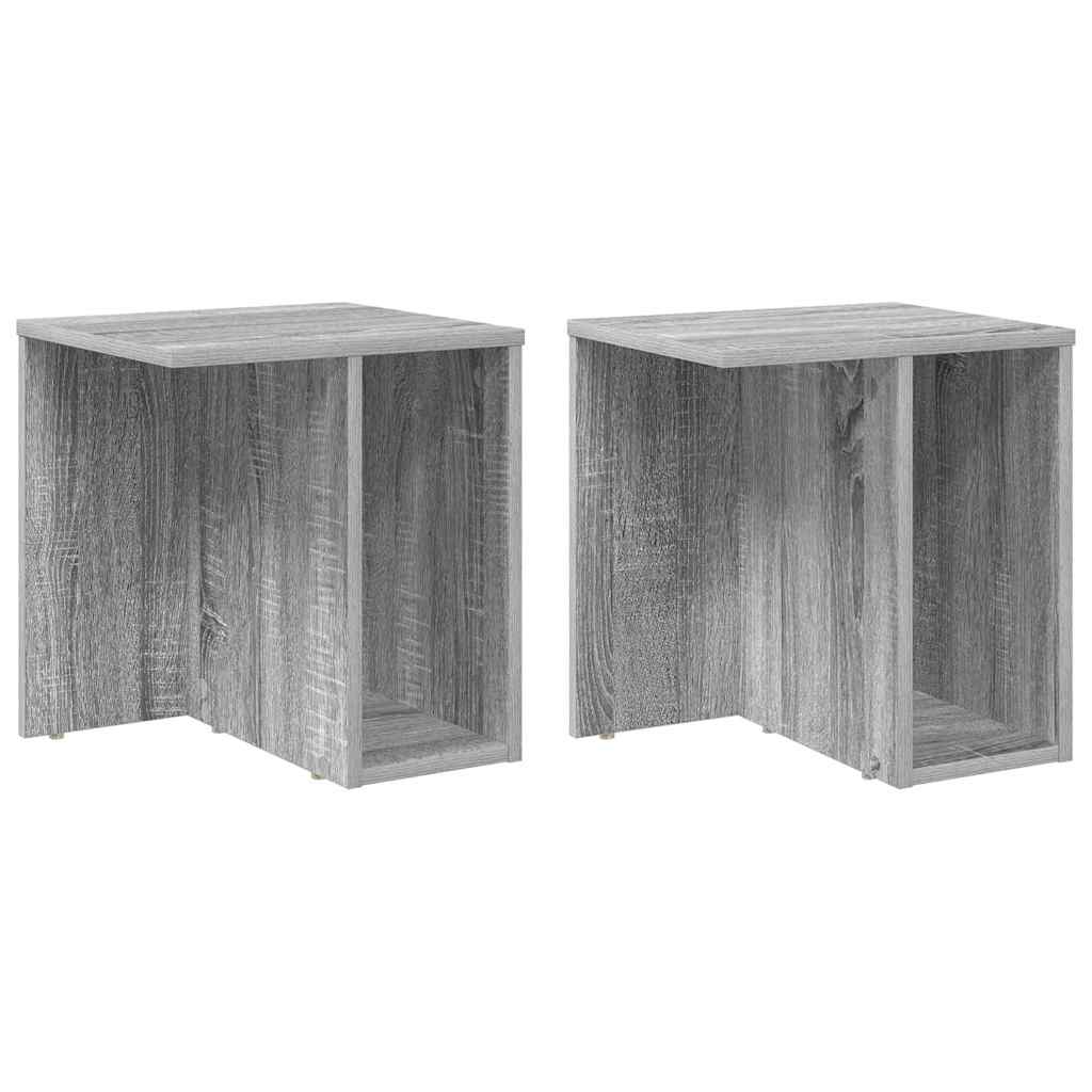 Konačna Stolić 2 pcs Siva Sonoma 37 x 32 x 40 cm