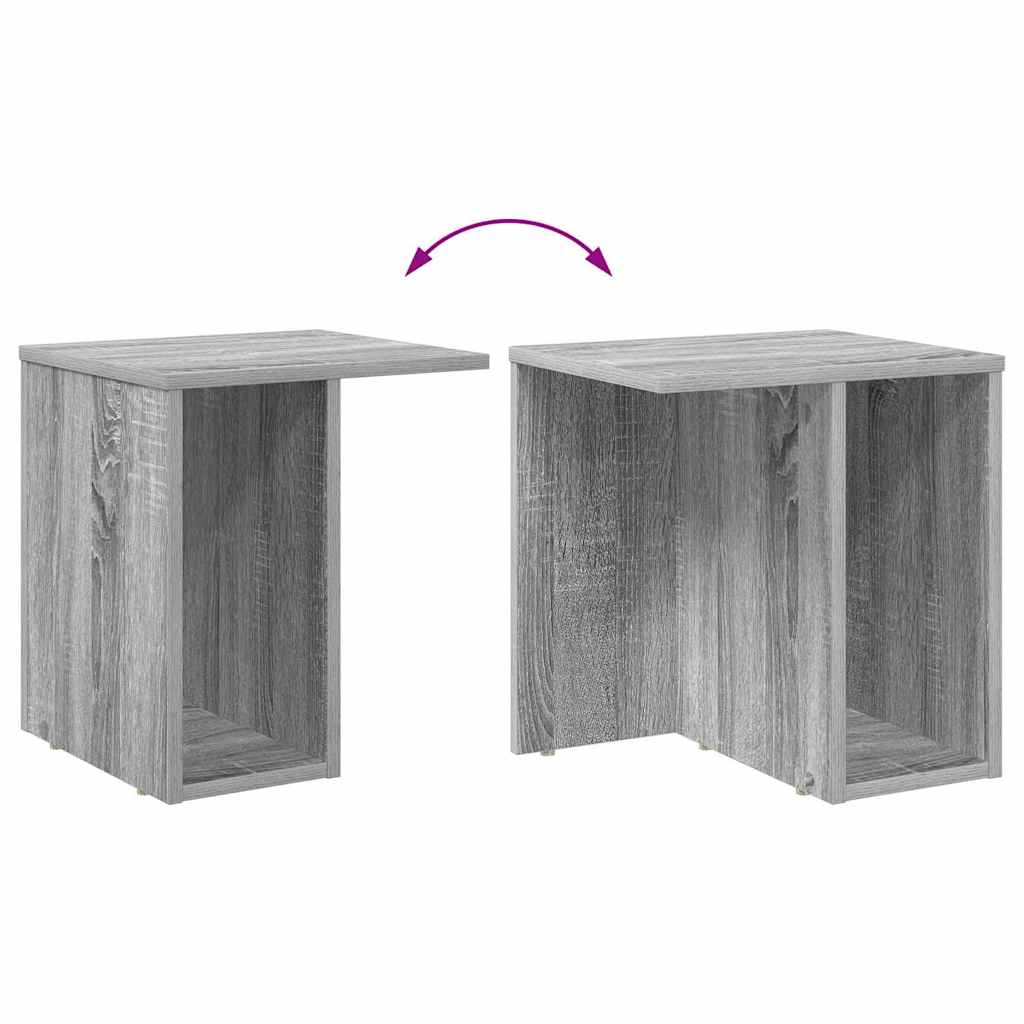 Konačna Stolić 2 pcs Siva Sonoma 37 x 32 x 40 cm