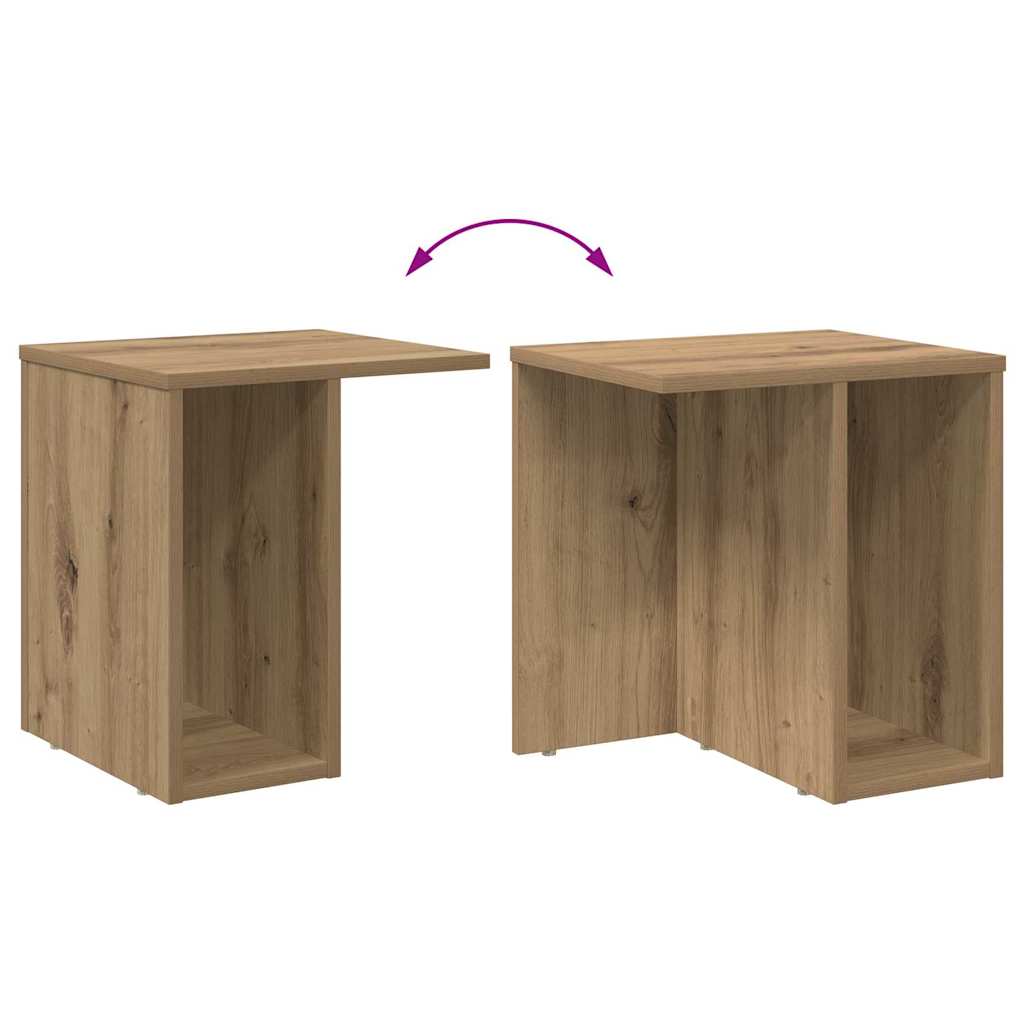 Konačna Stolić 2 pcs Umjetnički hrast 37 x 32 x 40 cm