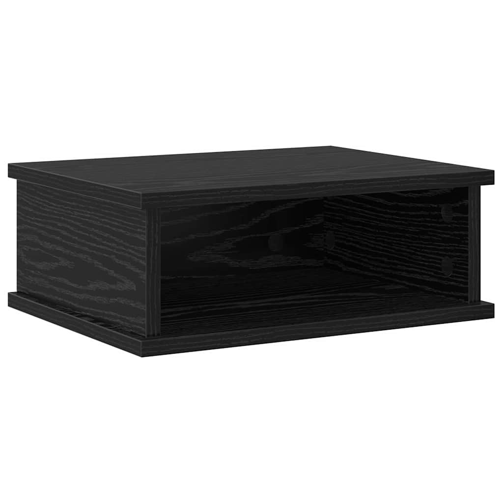 Noćni ormarić 2 pcs Crni hrast 40 x 31 x 15 cm