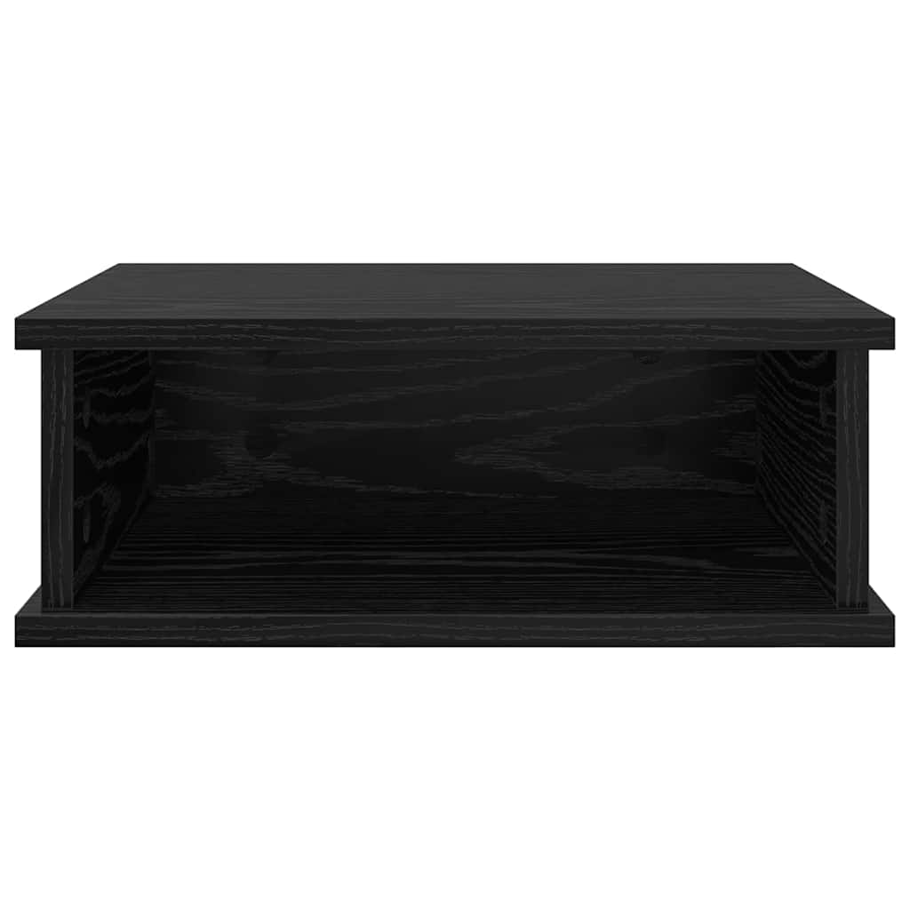 Noćni ormarić 2 pcs Crni hrast 40 x 31 x 15 cm