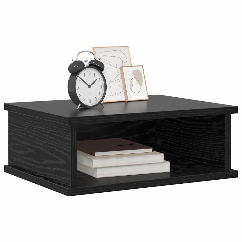 Noćni ormarić 2 pcs Crni hrast 40 x 31 x 15 cm