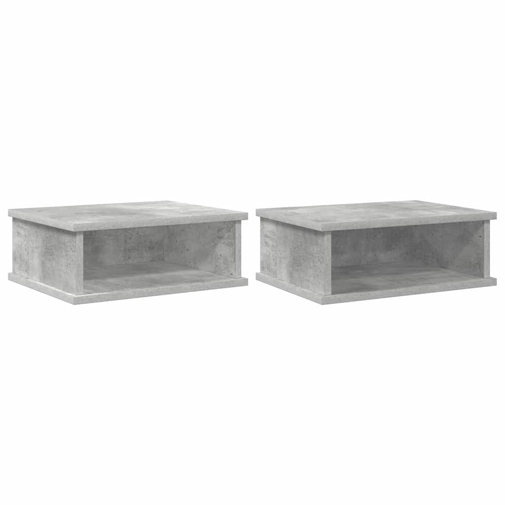 Noćni ormarić 2 pcs Betonski sivi 40 x 31 x 15 cm
