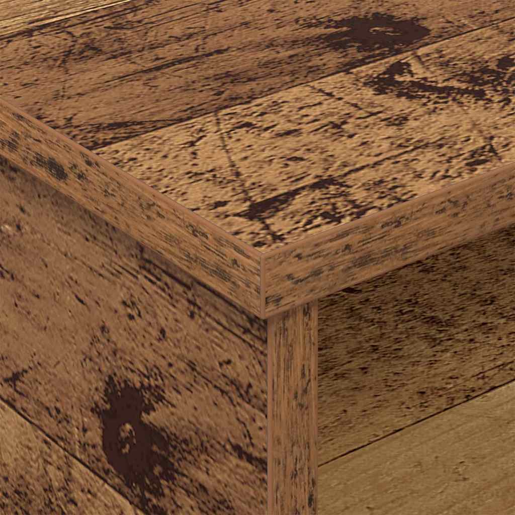 Noćni ormarić 2 pcs Staro drvo 40 x 31 x 15 cm