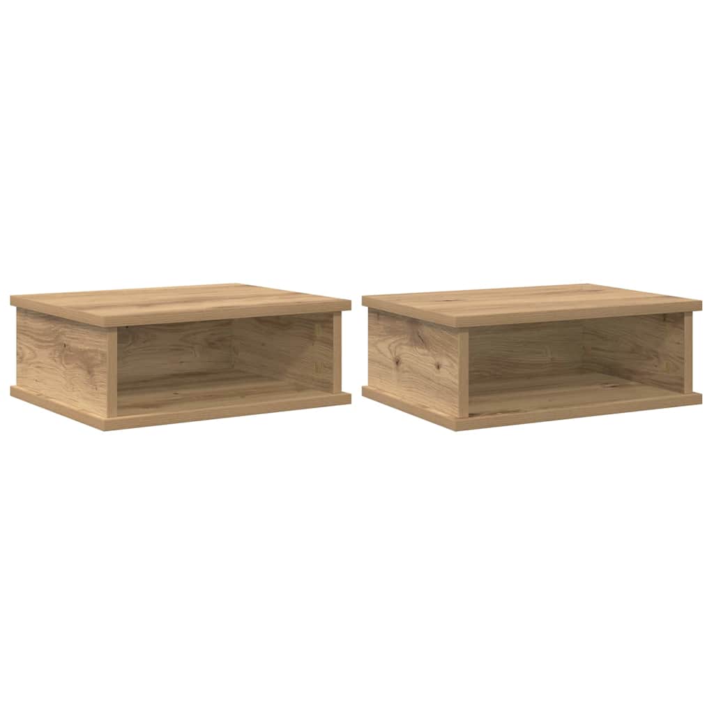 Noćni ormarić 2 pcs Umjetnički hrast 40 x 31 x 15 cm