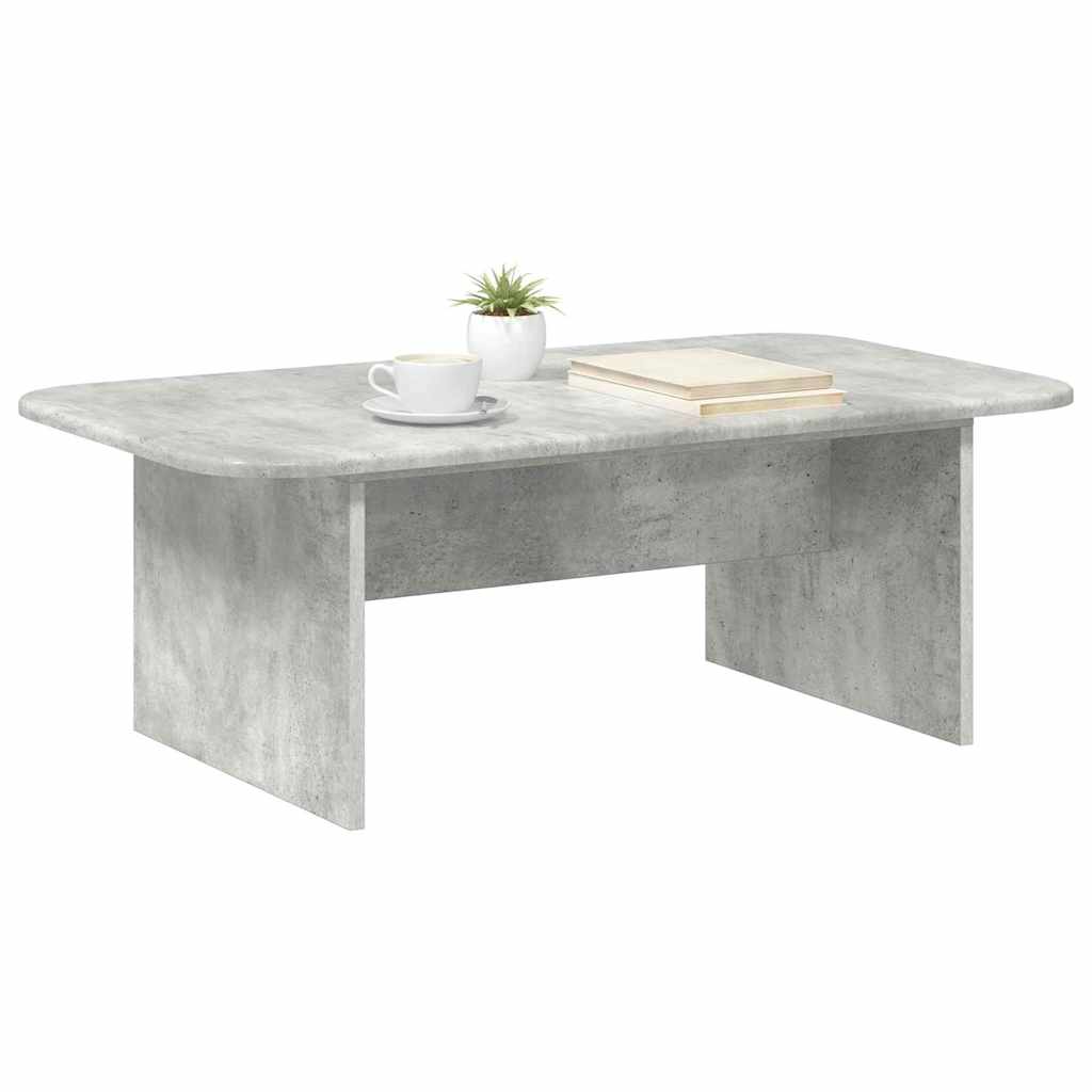 Kava Stol Betonski sivi 93 x 53 x 33 cm Konstruirano drvo