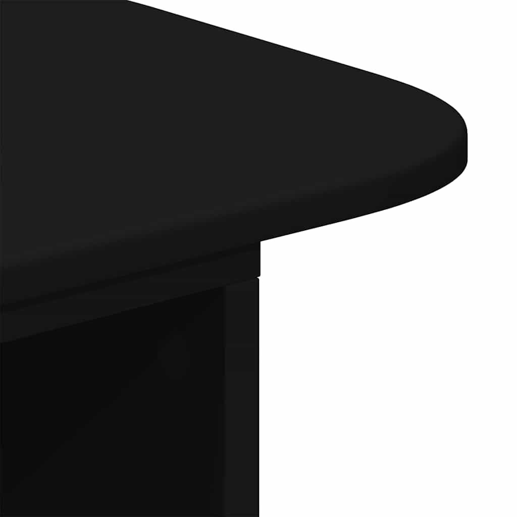 Konzolna stolica Crna 93 x 40 x 75 cm Konstruirano drvo