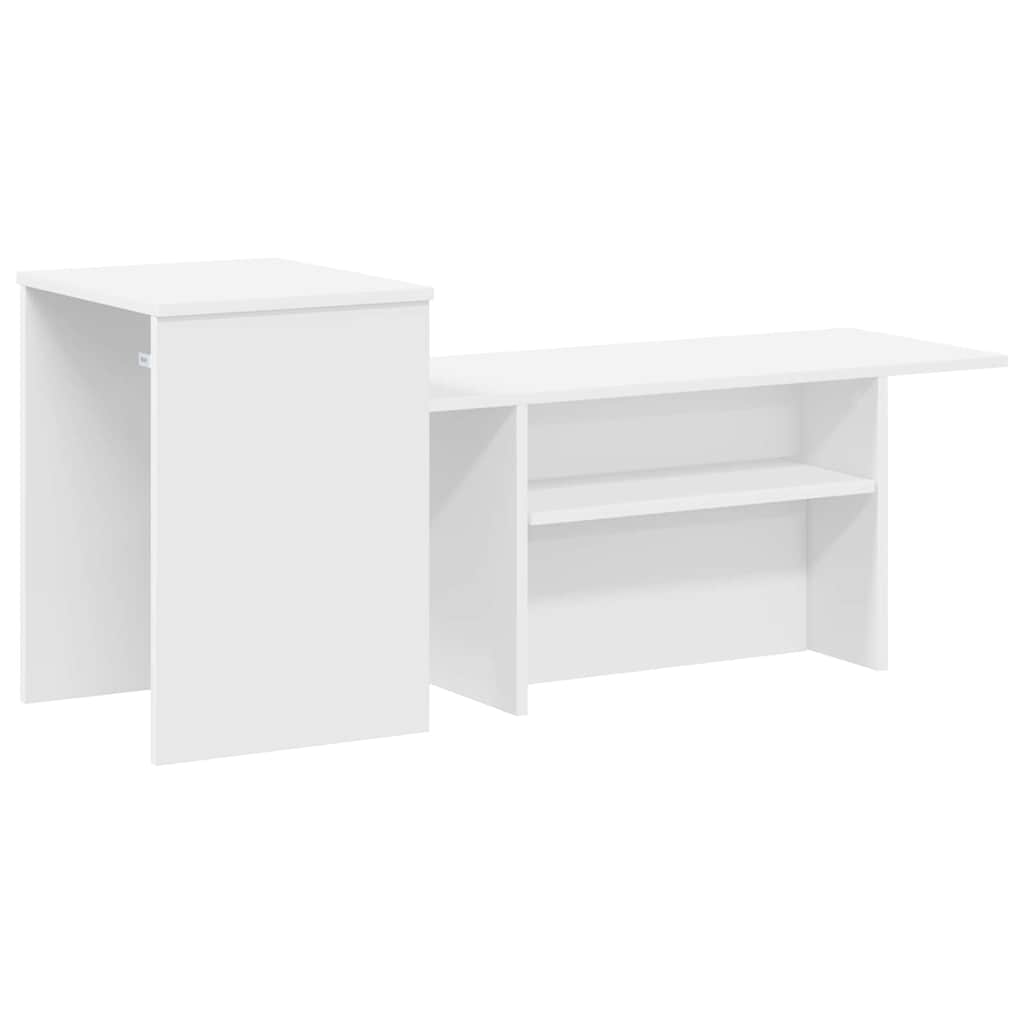 Konzolna stolica Bijelo 91,5 x 35 x 38,5 cm Konstruirano drvo