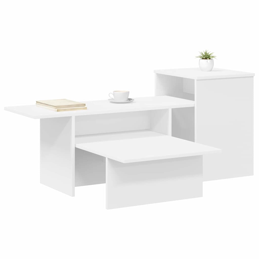 Konzolna stolica Bijelo 91,5 x 35 x 38,5 cm Konstruirano drvo
