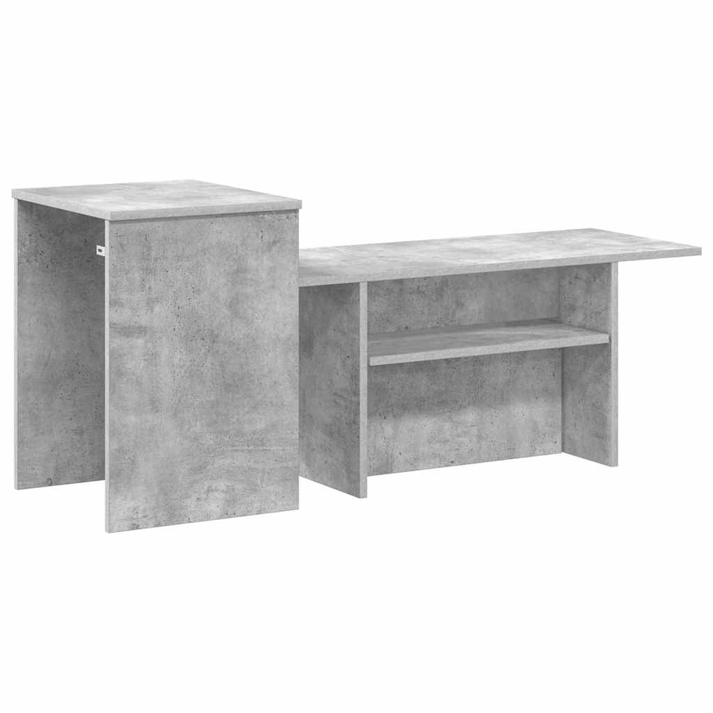 Konzolna stolica Betonski sivi 91,5 x 35 x 38,5 cm