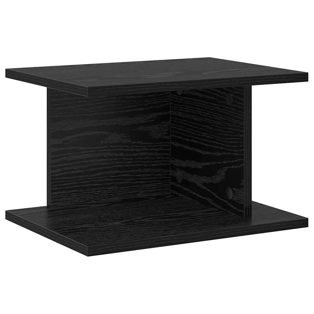 Noćni ormarić 2 pcs Crni hrast 40 x 30 x 25 cm