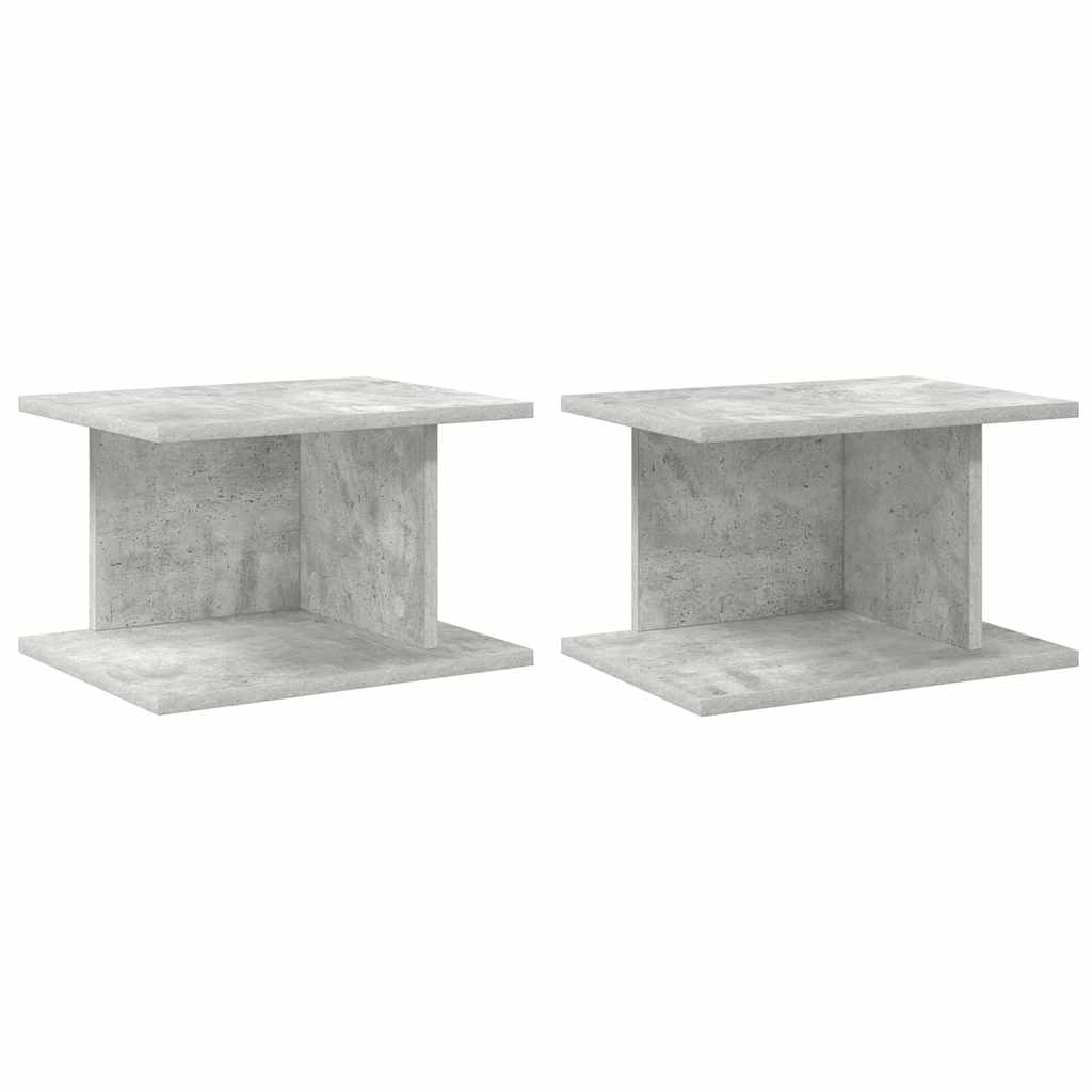 Noćni ormarić 2 pcs Betonski sivi 40 x 30 x 25 cm