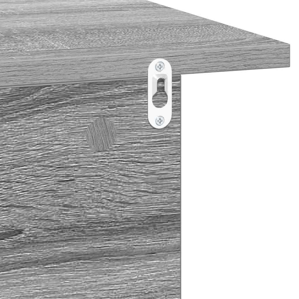 Noćni ormarić 2 pcs Siva Sonoma 40 x 30 x 25 cm