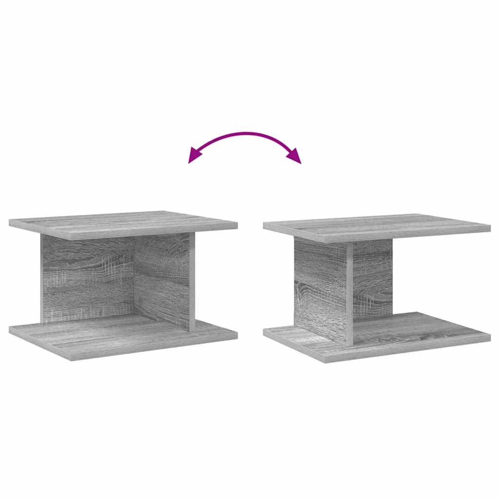 Noćni ormarić 2 pcs Siva Sonoma 40 x 30 x 25 cm