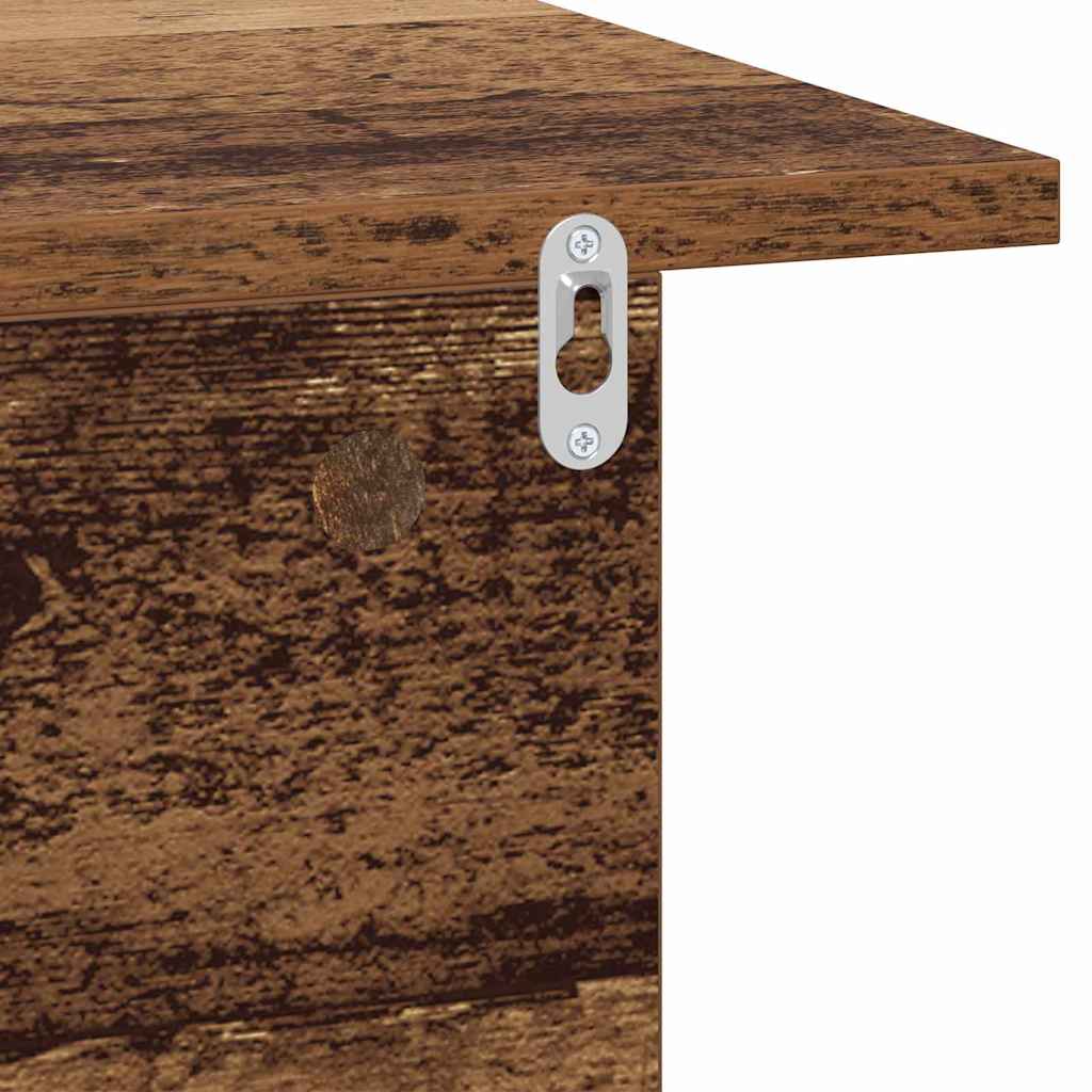 Noćni ormarić 2 pcs Staro drvo 40 x 30 x 25 cm