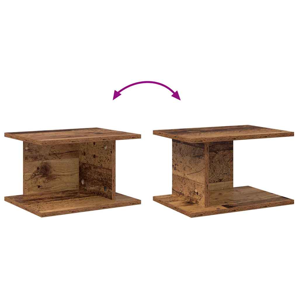 Noćni ormarić 2 pcs Staro drvo 40 x 30 x 25 cm