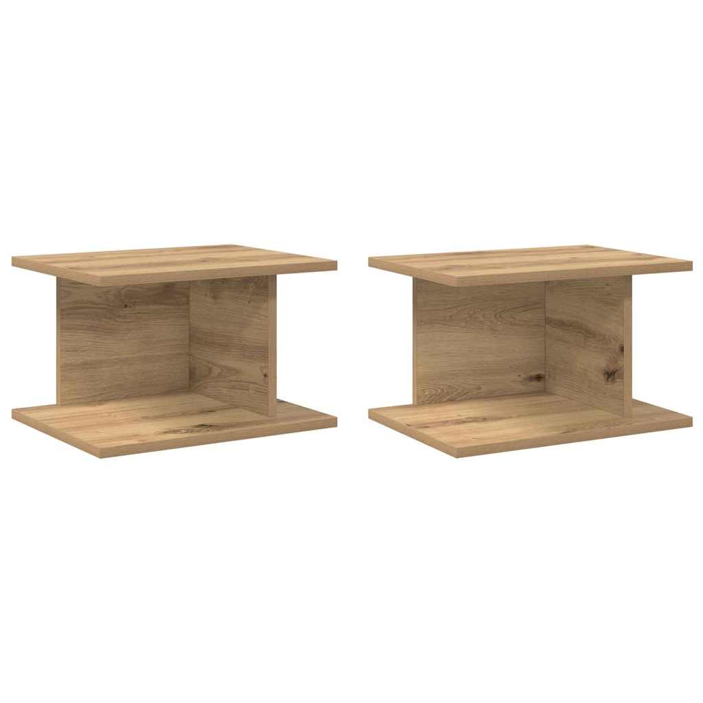 Noćni ormarić 2 pcs Umjetnički hrast 40 x 30 x 25 cm