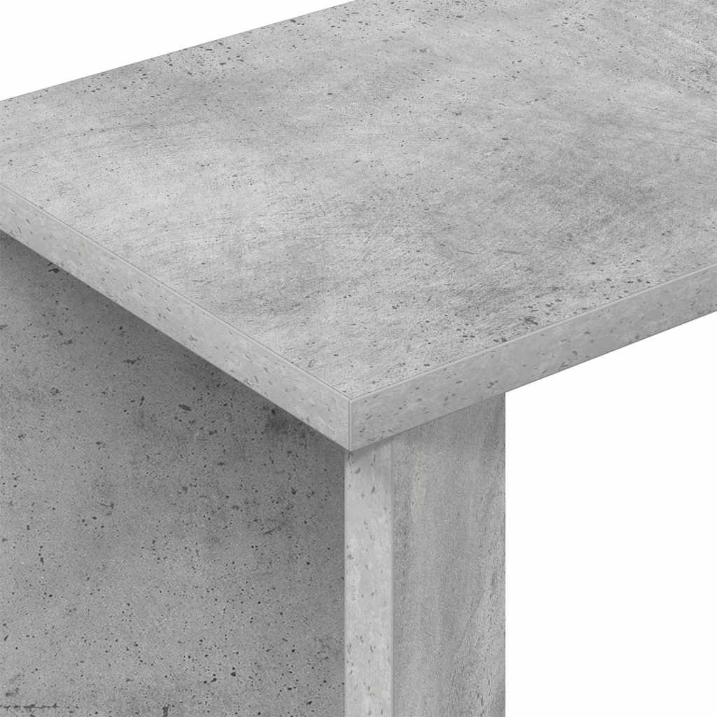 Konačna Stolić Betonski sivi 35 x 25 x 50 cm Konstruirano drvo