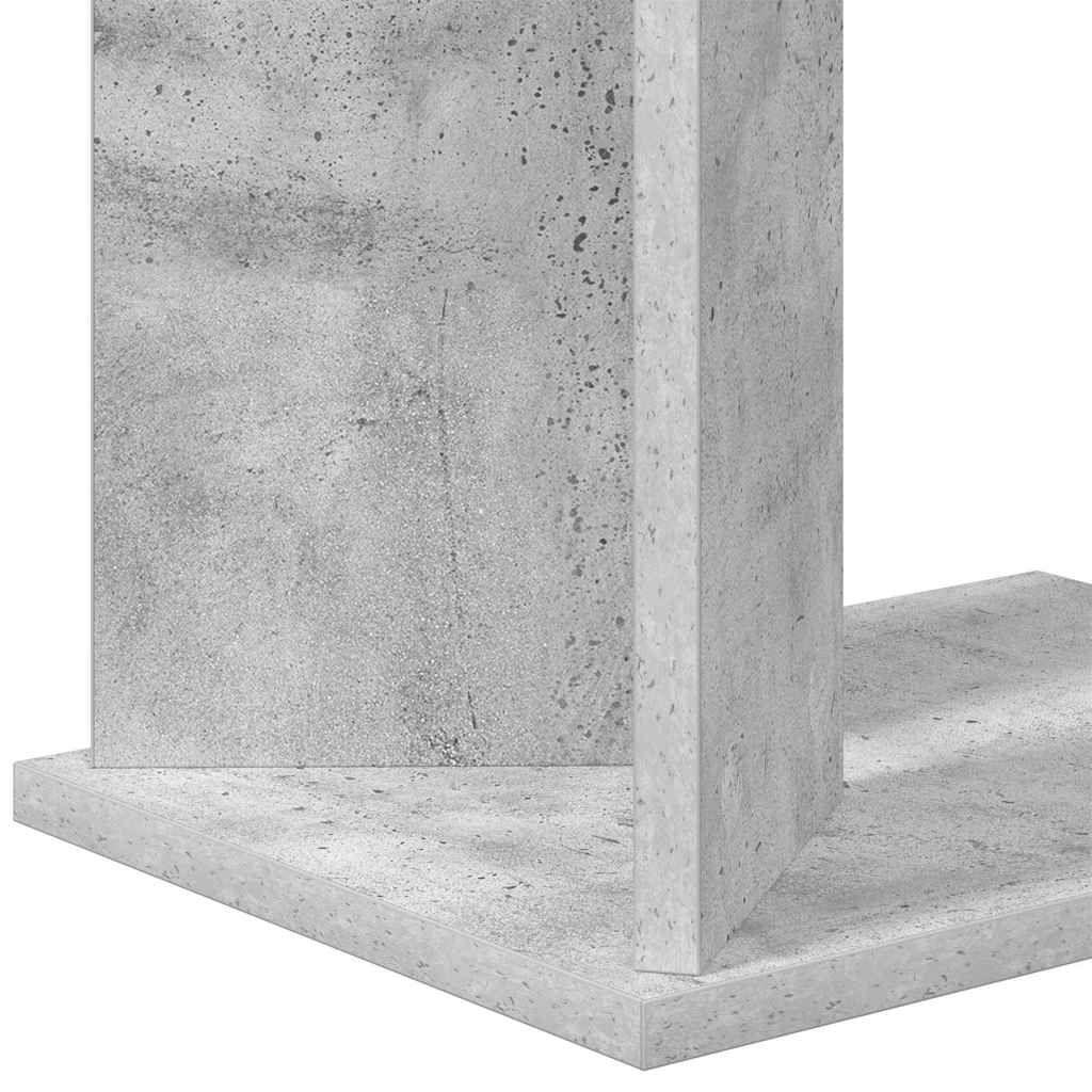 Konačna Stolić Betonski sivi 35 x 25 x 50 cm Konstruirano drvo