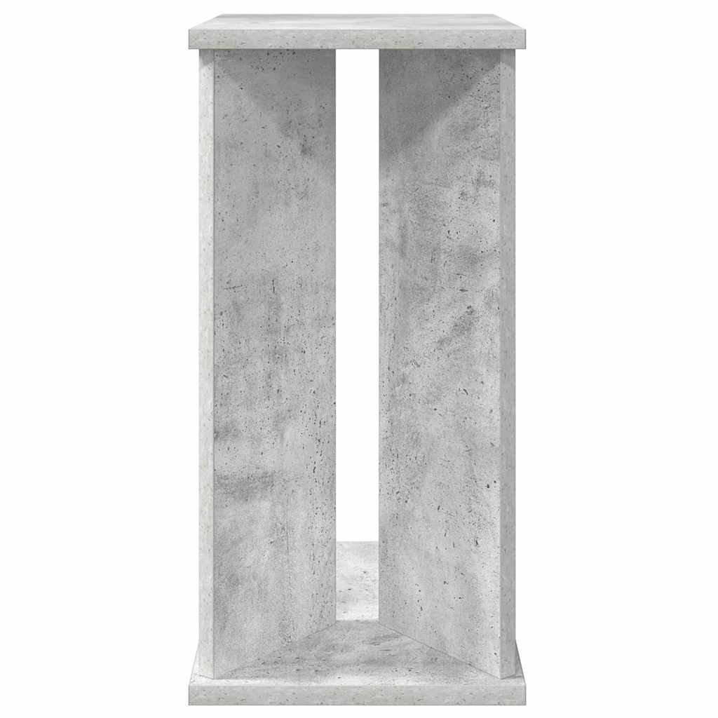 Konačna Stolić Betonski sivi 35 x 25 x 50 cm Konstruirano drvo
