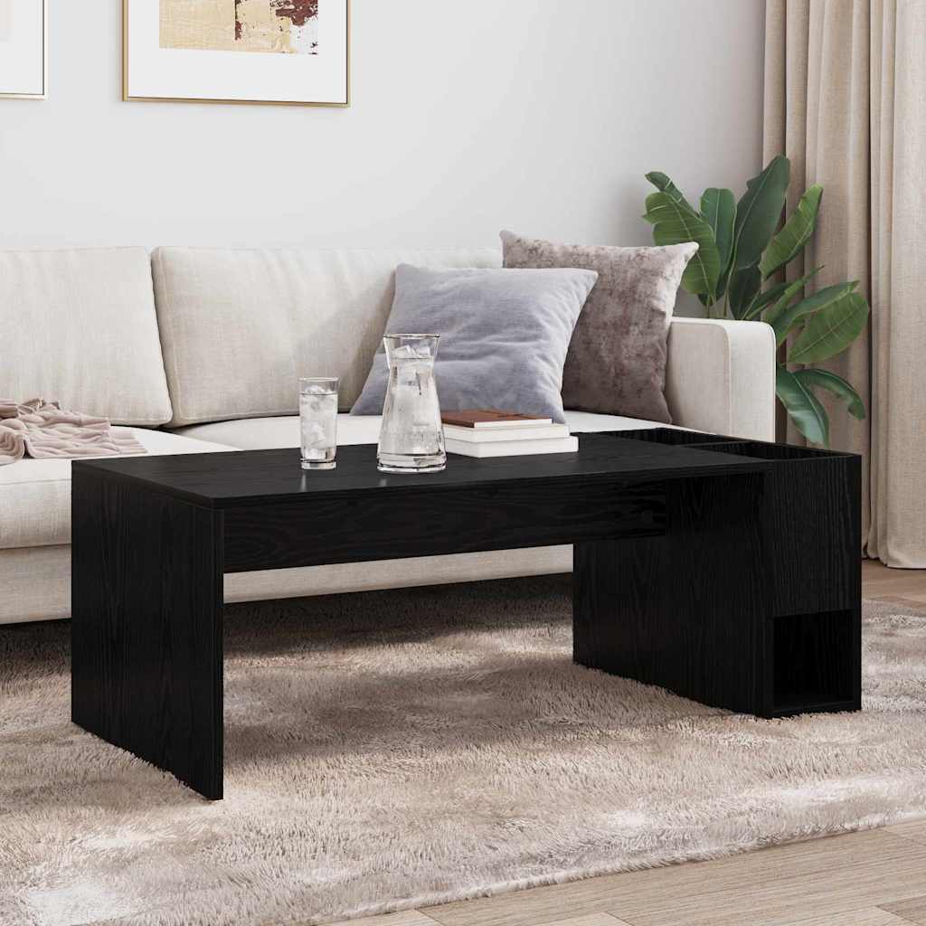 Kava Stol Crni hrast 101,5 x 50 x 37 cm Konstruirano drvo