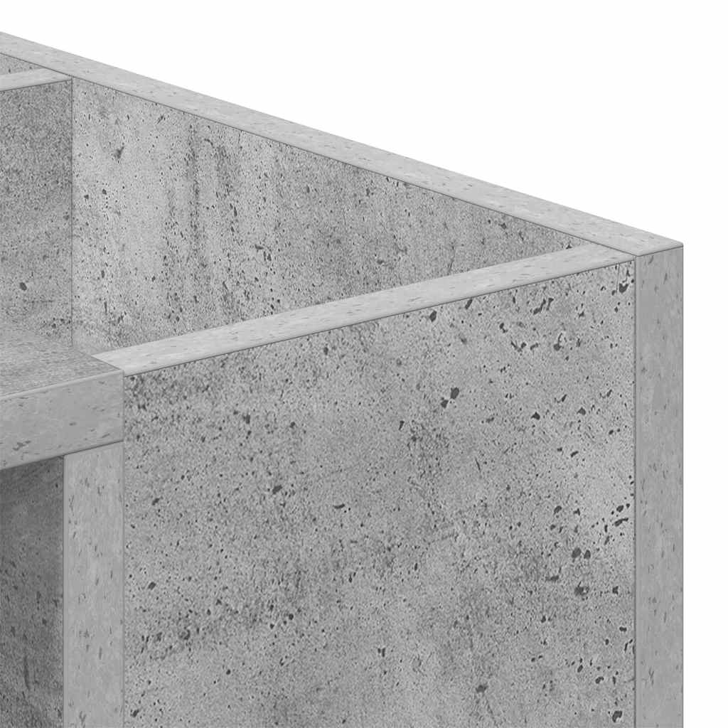 Kava Stol Betonski sivi 101,5 x 50 x 37 cm Konstruirano drvo