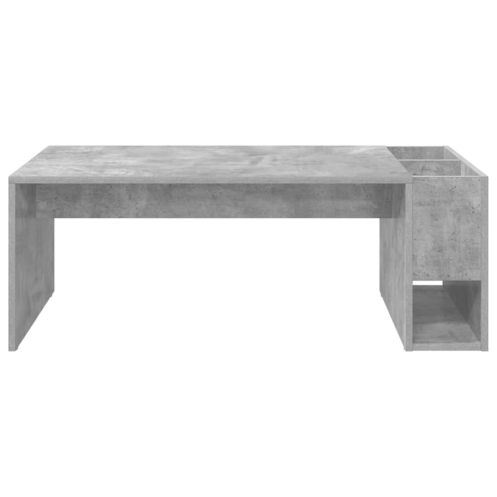 Kava Stol Betonski sivi 101,5 x 50 x 37 cm Konstruirano drvo