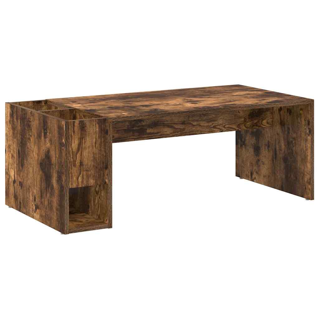Kava Stol Dimljeni hrast 101,5 x 50 x 37 cm Konstruirano drvo
