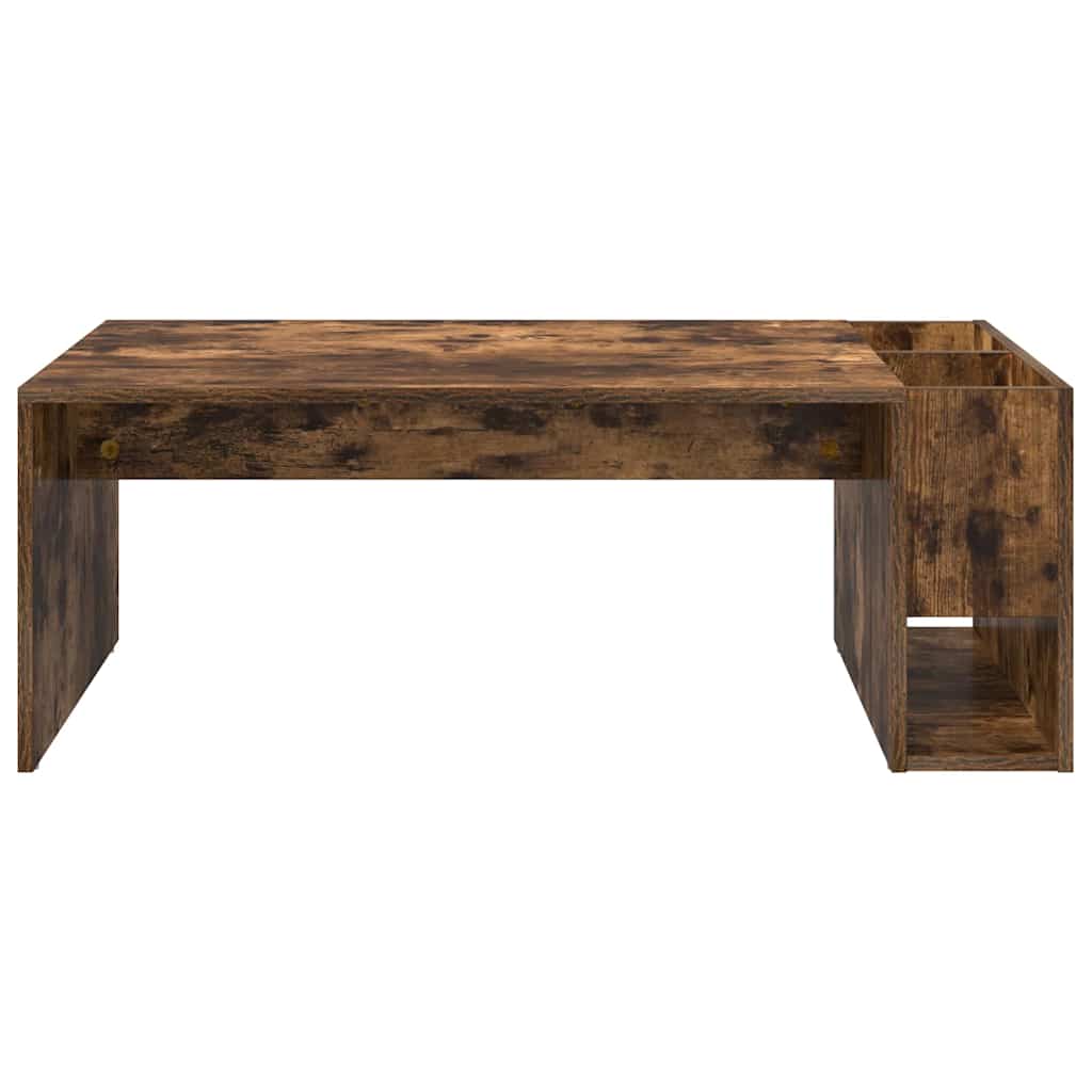 Kava Stol Dimljeni hrast 101,5 x 50 x 37 cm Konstruirano drvo