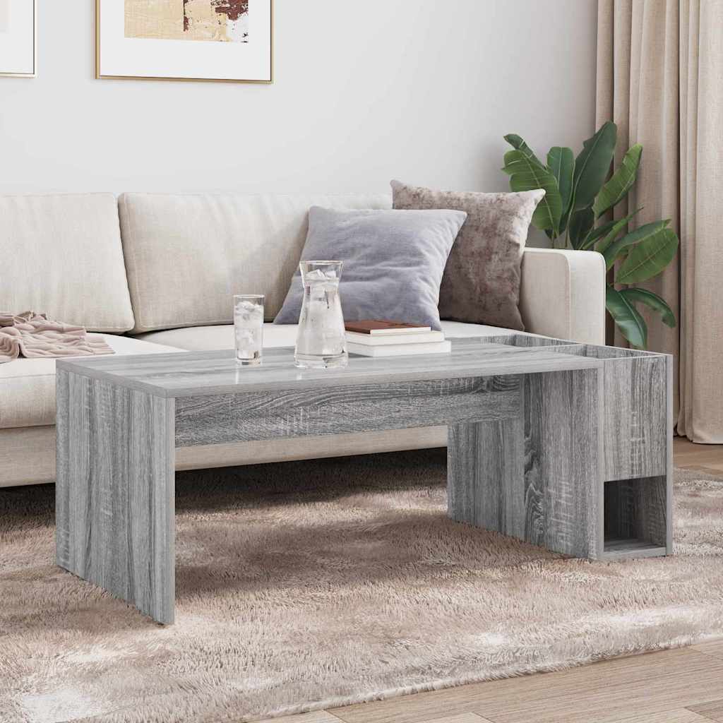 Kava Stol Siva Sonoma 101,5 x 50 x 37 cm Konstruirano drvo