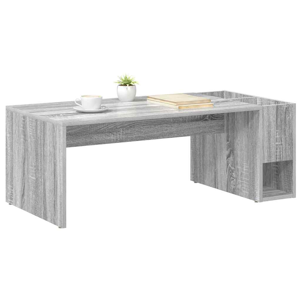 Kava Stol Siva Sonoma 101,5 x 50 x 37 cm Konstruirano drvo