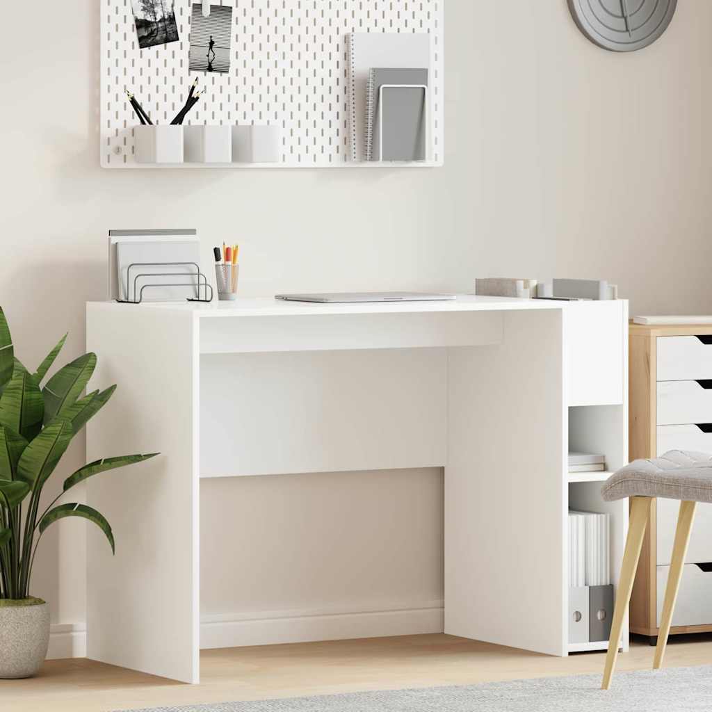 Stol Bijelo 109 x 50 x 78 cm Konstruirano drvo