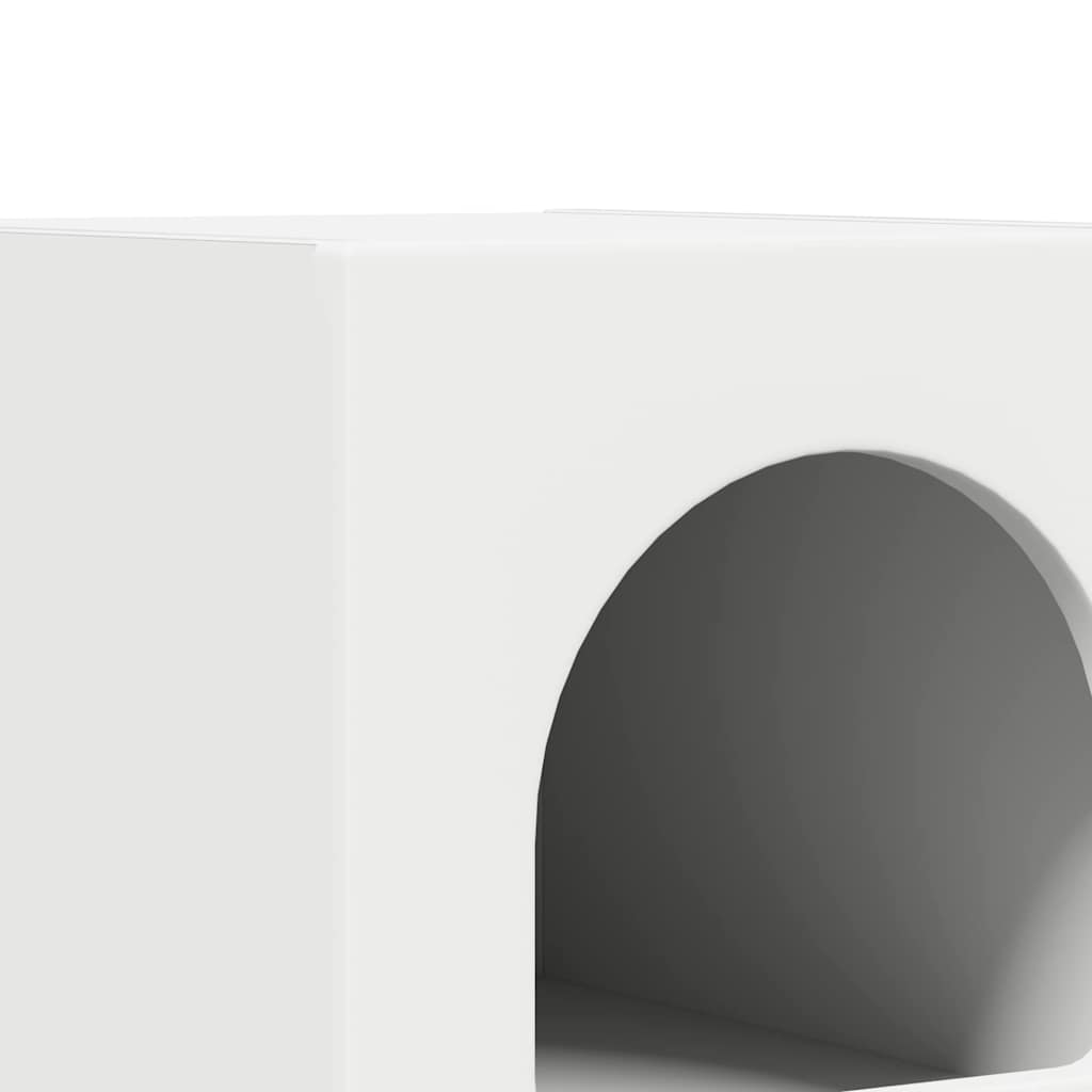 Noćni ormarić 2 pcs Bijelo 29,5 x 33,5 x 50 cm